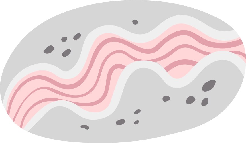 Abstract background with pink and gray wavy lines vector image