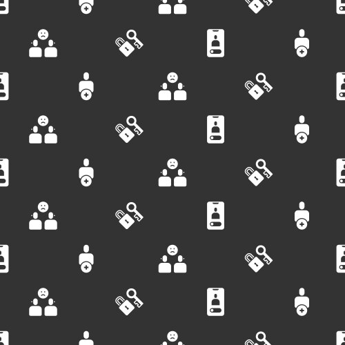 Set incoming call on mobile add to friend vector image