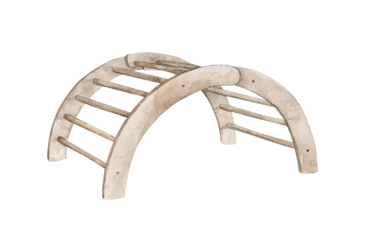 Children climbing arch for small made Vector Image