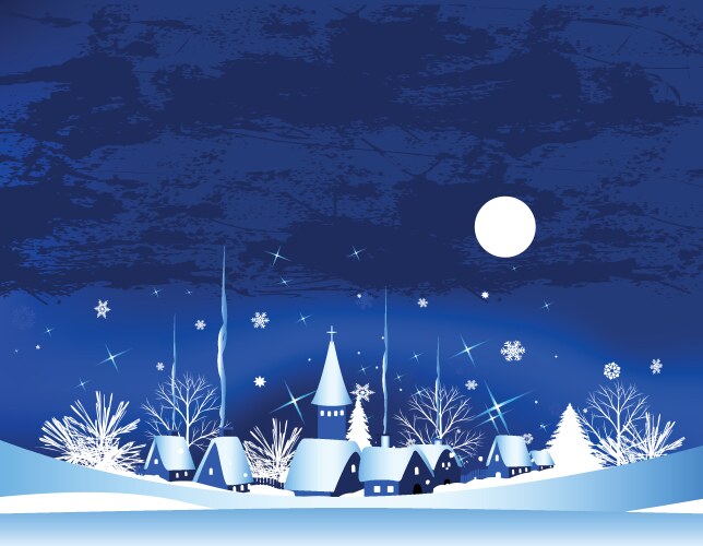 christmas card vector image vector image