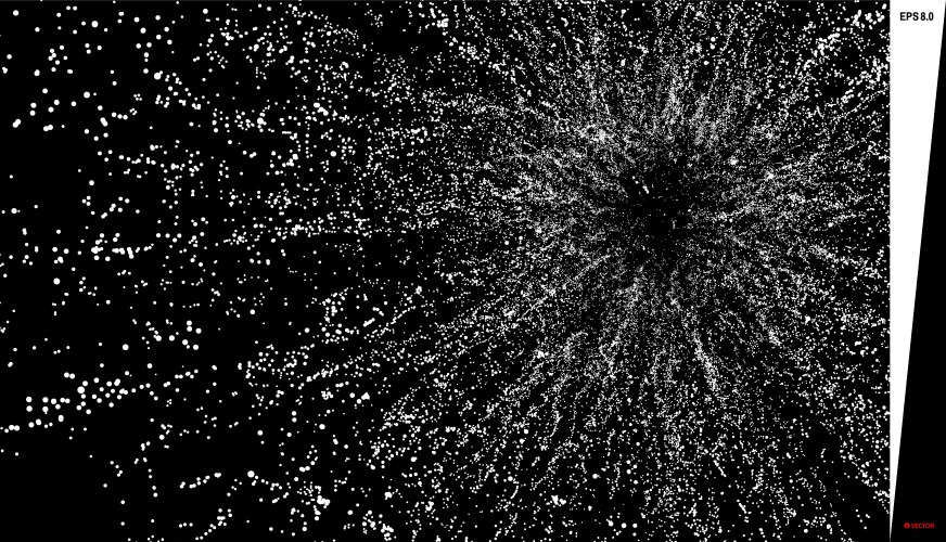 Abstract science or technology background array vector image