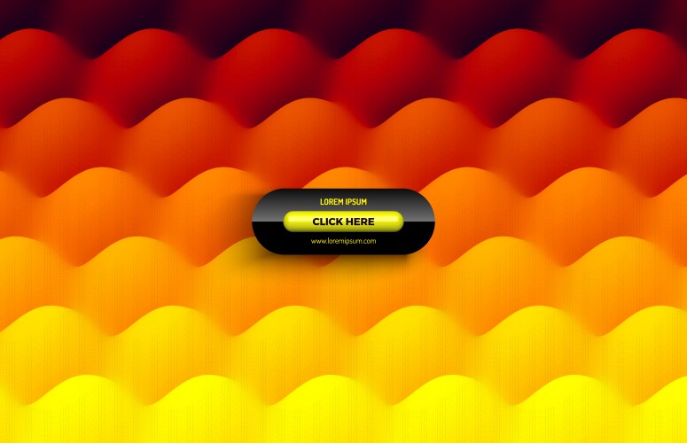 Click here button abstract wavy background vector image