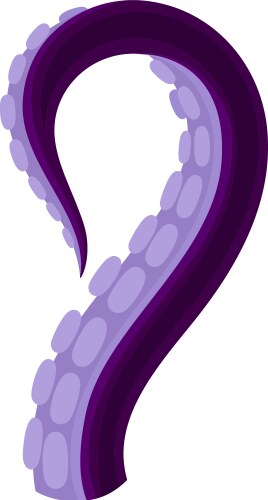 Purple Octopus Tentacles Set – Royalty-Free Vector | VectorStock