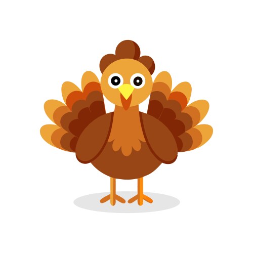 Cartoon Turkey - Thanksgiving Vector Image