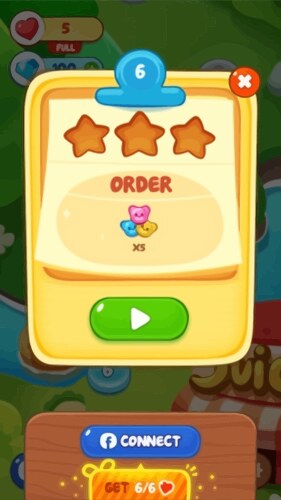 Complete set of level button game ui pop-up icon vektorbild