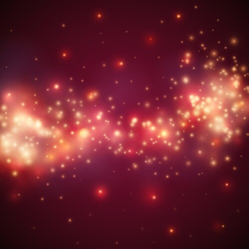Glowing bokeh background Royalty Free Vector Image