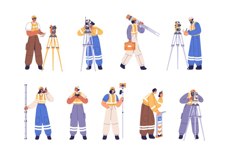 Total Station Vector Images (over 100)