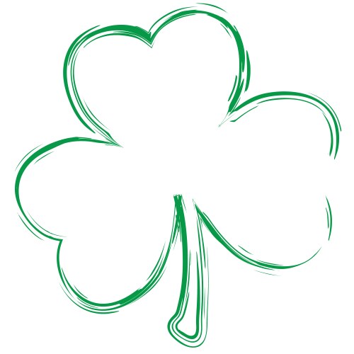 Four leaf clover Royalty Free Vector Image - VectorStock