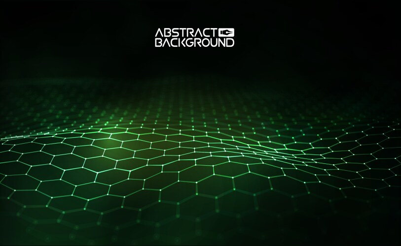 Futuristic hexagon Royalty Free Vector Image - VectorStock