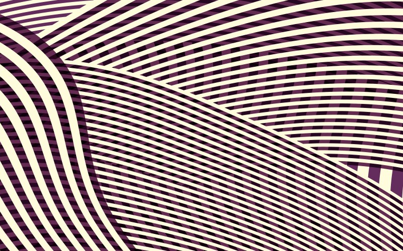 Abstract curve stripe pattern vektorbild