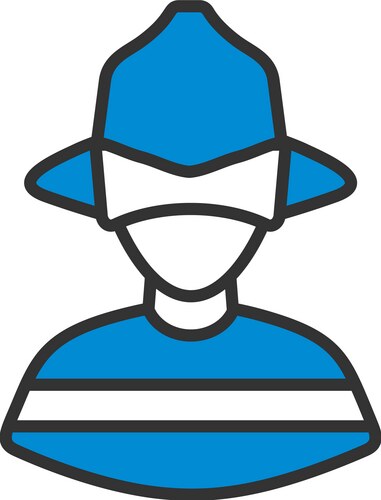Fireman icon Royalty Free Vector Image - VectorStock