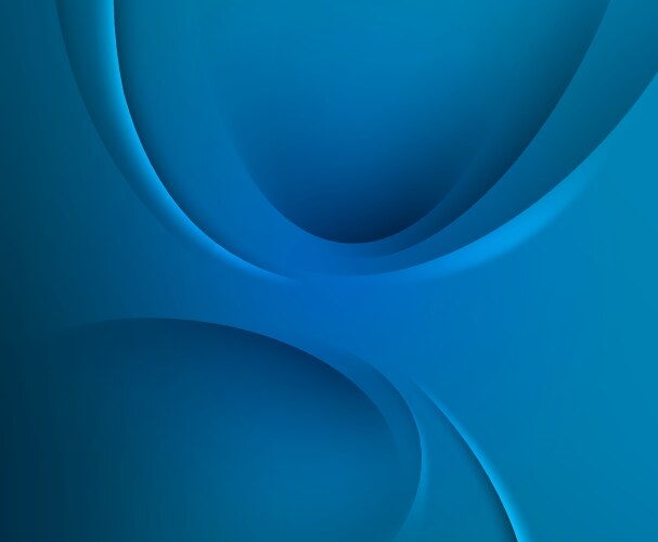 Abstract modern dark blue background with smooth Vector Image