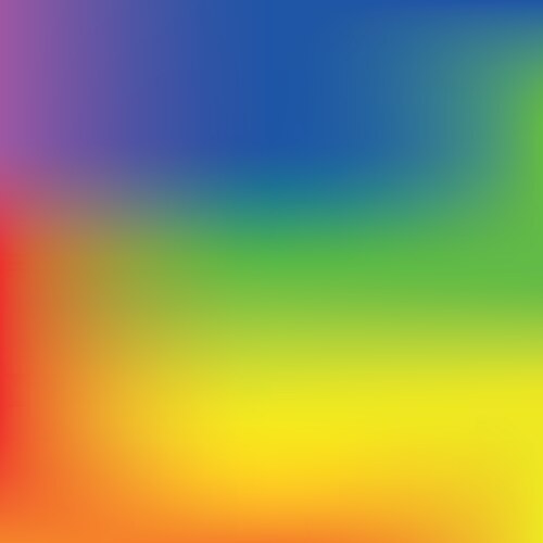 Rainbow color gradient mesh background trendy Vector Image