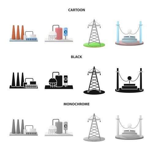 Isolated object source and environment sign vector image