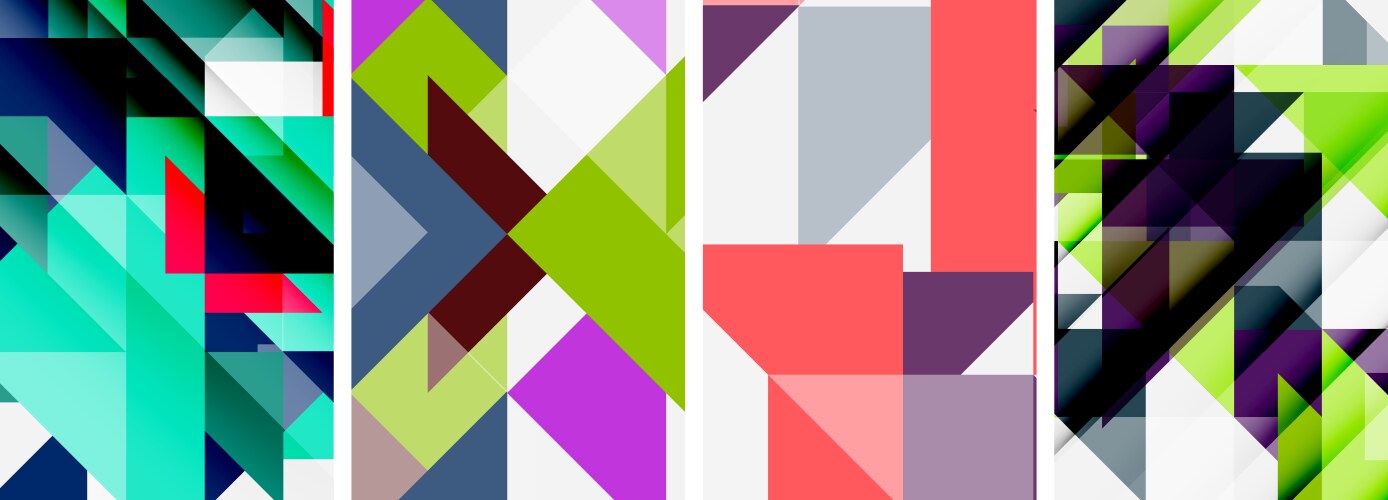 Random Triangle Pattern Vector Images (over 14,000)