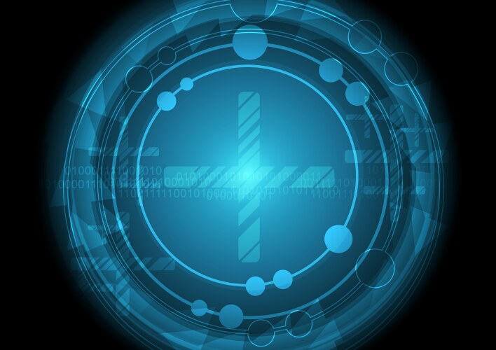 Blue abstract background Royalty Free Vector Image