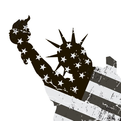 Statue of Liberty Symbol Vector Image