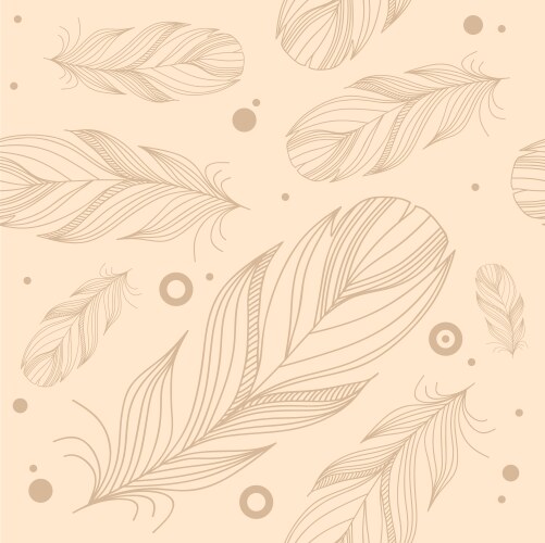 Decorative feather Royalty Free Vector Image - VectorStock