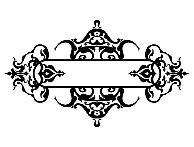 Ornate Filigree Pattern Vector Image