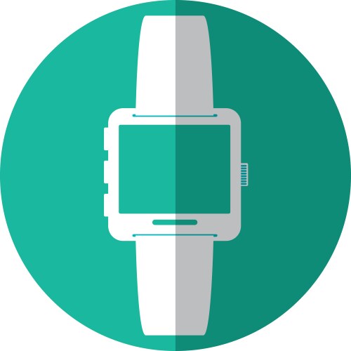 Smartwatch button thumbnail icon image vector image