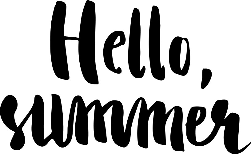 Welcome Brush Script – Royalty-Free Vector | VectorStock