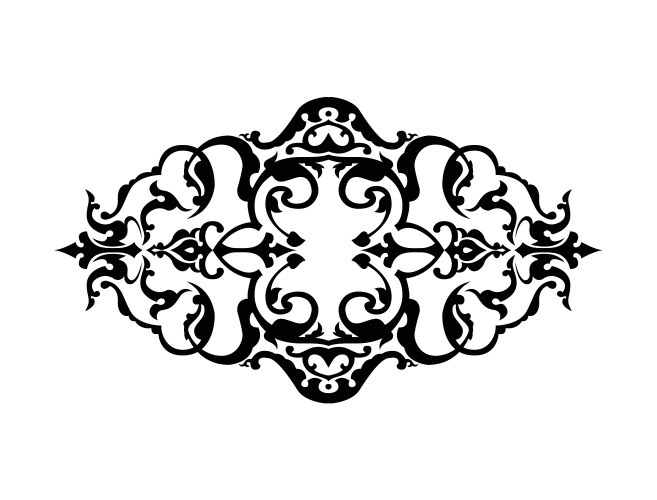 Ornate Filigree Pattern Vector Image