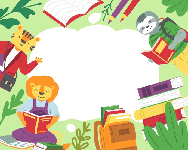 School background Royalty Free Vector Image - VectorStock
