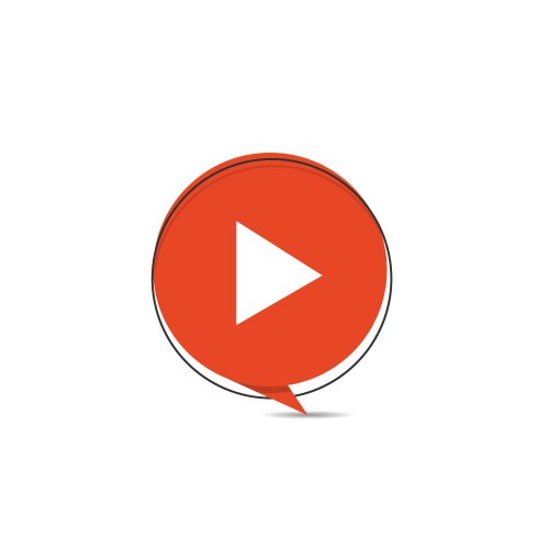 Red Play Button Vector Images (over 14,000)