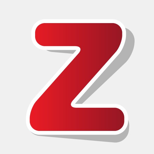 Letter z sign design template element orange icon – Royalty-Free Vector ...