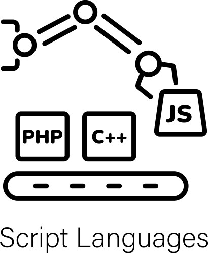 Css programming vector image