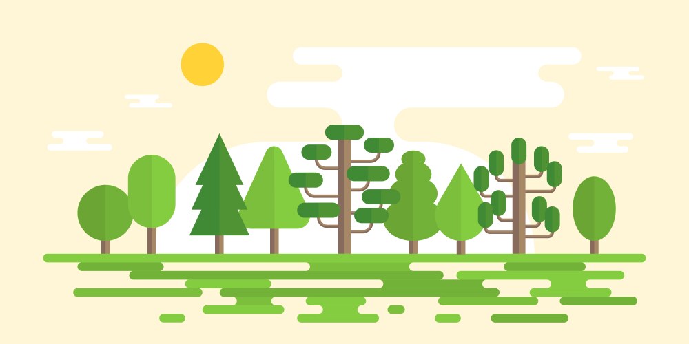 Pine Tree Icon Set (16304078) – Royalty-Free Vector | VectorStock