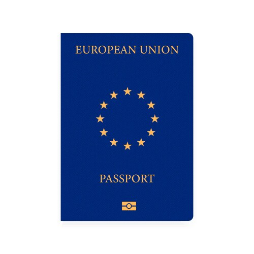 документ с печатью Евросоюза