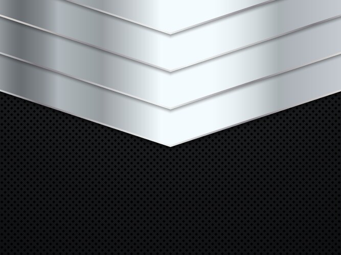 White and silver metal texture background Vector Image