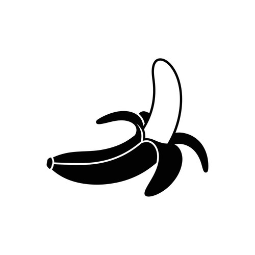 Banana Bunch Flat Icon Vector Image