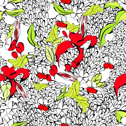 Summer seamless wallpaper Vector Image