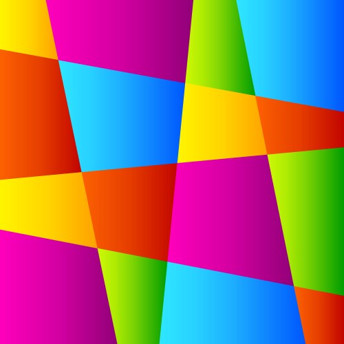 Abstract colorful geometric background vector image