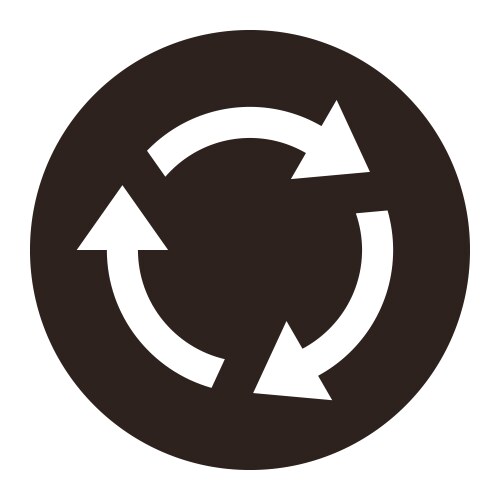 repeat sign reload icon refresh loading reset vector image