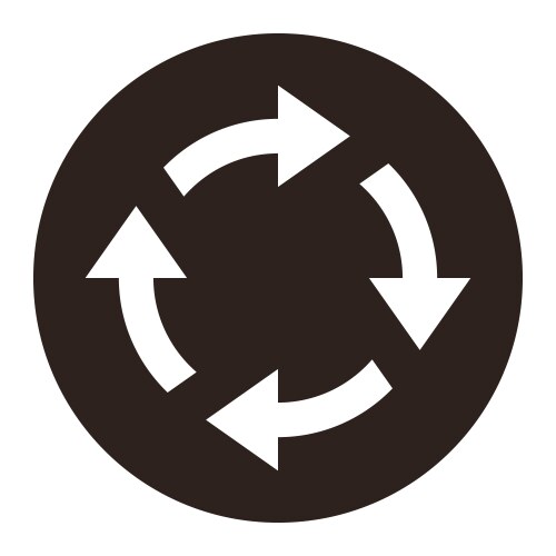 Repeat sign reload icon refresh loading reset vector image
