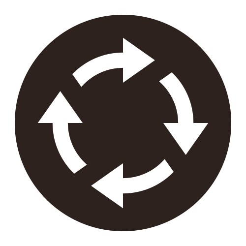 Repeat sign reload icon refresh loading reset vector image