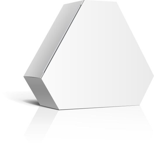 Realistic white package carton box for software Vector Image