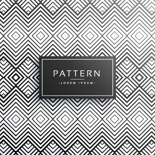 Abstract zigzag style line pattern background vector image