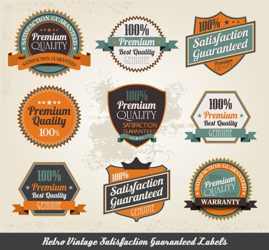 vintage styled premium quality vector