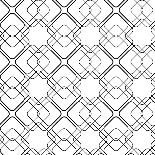 Abstract geometric pattern with square lines vector image