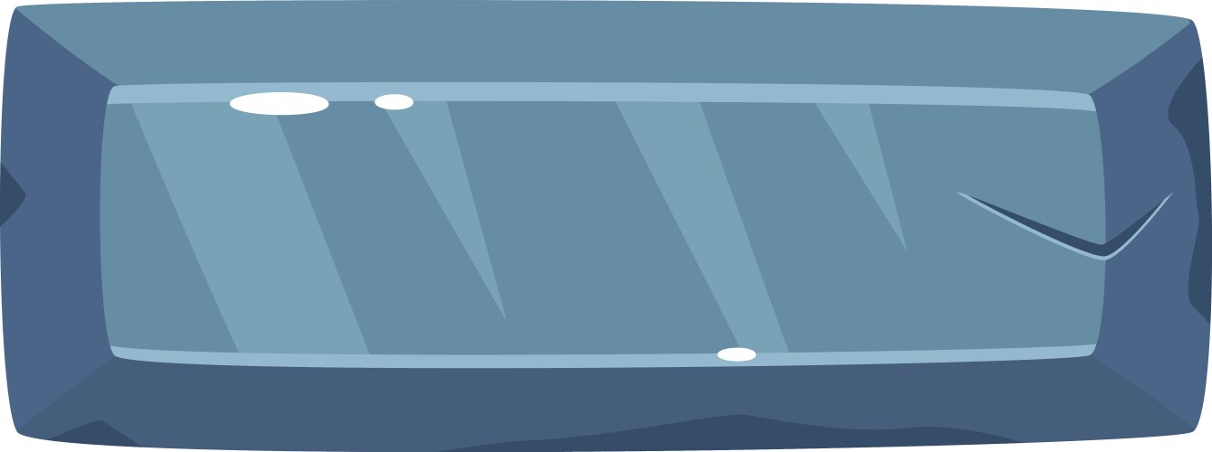 Rectangle web game button vector image