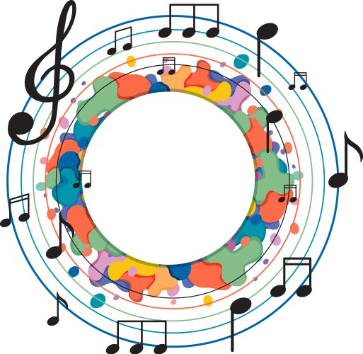 Music Notes Colour Vector Images (over 1,200)
