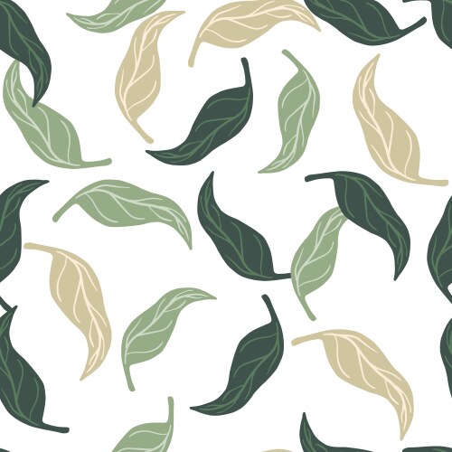Decorative seamless pattern with abstract random vector image