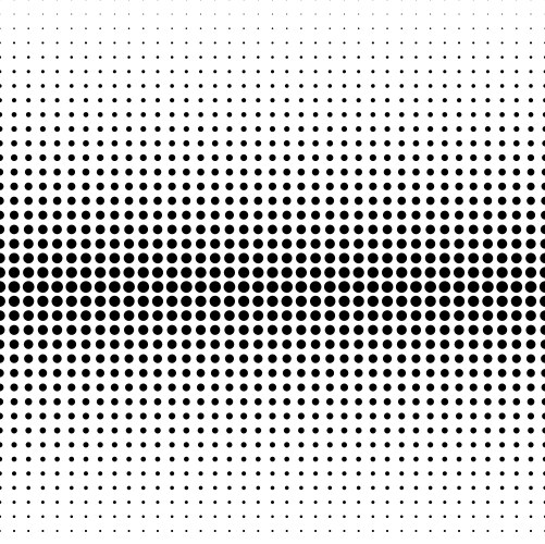 dot pattern gradient effect retro halftone vector image