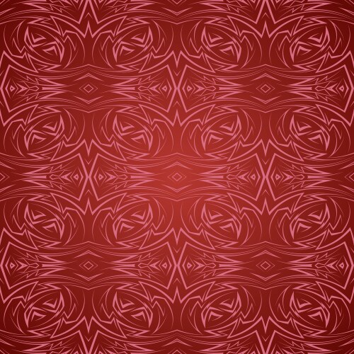 Abstract seamless pattern in red vector image
