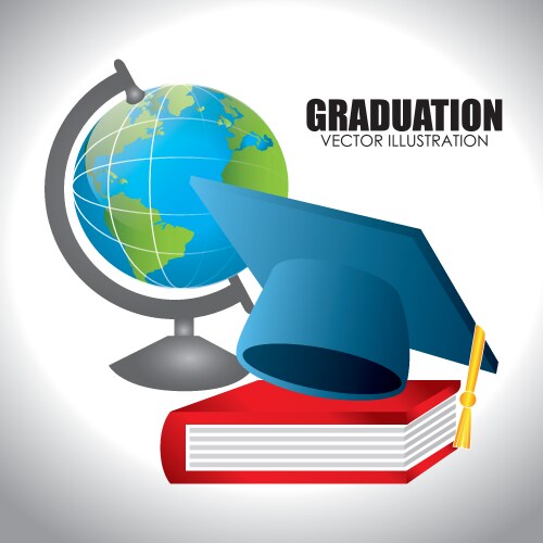 Education design over white background vector image