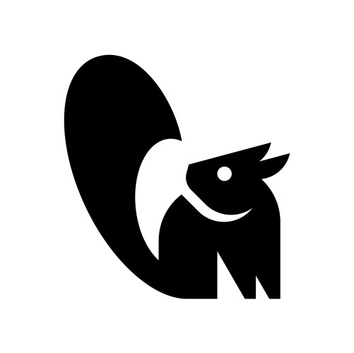 Squirrel logo Royalty Free Vector Image - VectorStock